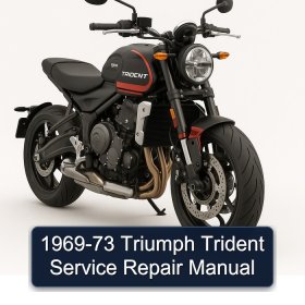 1969-73 Triumph Trident Service Repair Manual