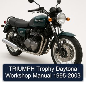 TRIUMPH Trophy Daytona Workshop Manual 1995-2003