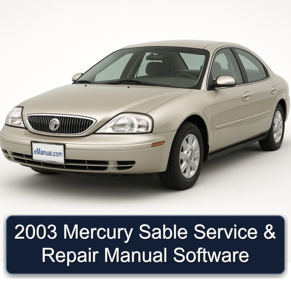2003 Mercury Sable Service & Repair Manual Software