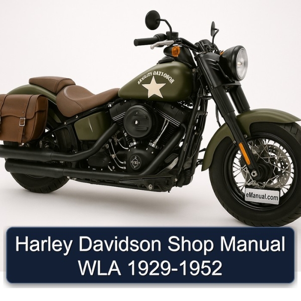 Harley Davidson Shop Manual WLA 1929-1952