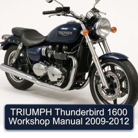 TRIUMPH Thunderbird 1600 Workshop Manual 2009-2012