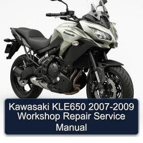 Kawasaki KLE650 2007-2009 Workshop Repair Service Manual