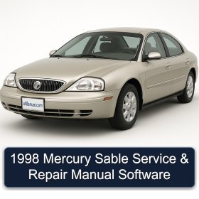 1998 Mercury Sable Service & Repair Manual Software