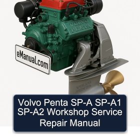 Volvo Penta SP-A SP-A1 SP-A2 Workshop Service Repair Manual