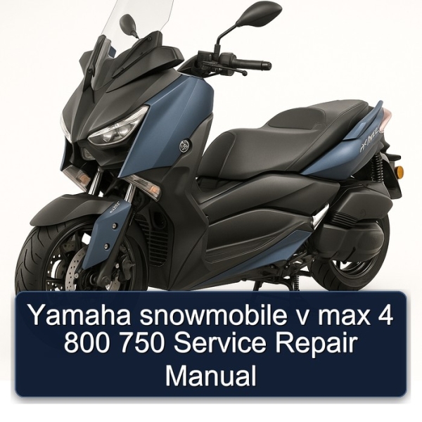 Yamaha snowmobile v max 4 800 750 Service Repair Manual