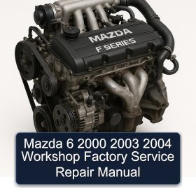 Mazda 6 2000 2003 2004 Workshop Factory Service Repair Manual