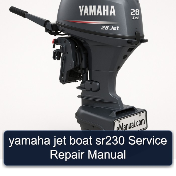 yamaha jet boat sr230 Service Repair Manual