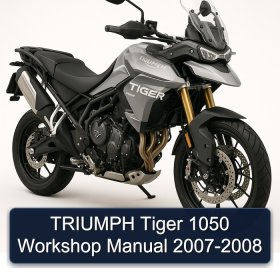 TRIUMPH Tiger 1050 Workshop Manual 2007-2008