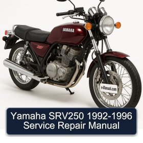 Yamaha SRV250 1992-1996 Service Repair Manual
