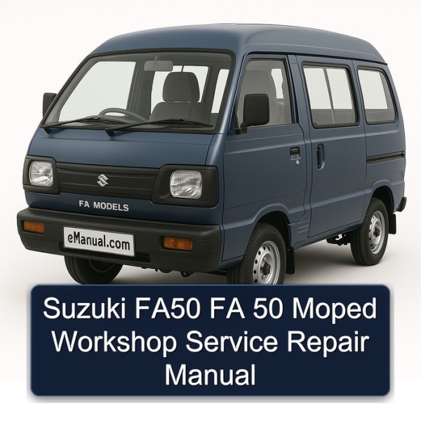 Suzuki FA50 FA 50 Moped Workshop Service Repair Manual