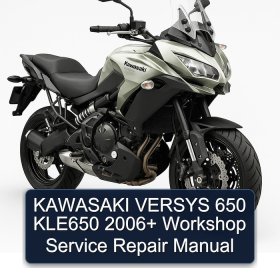 KAWASAKI VERSYS 650 KLE650 2006+ Workshop Service Repair Manual
