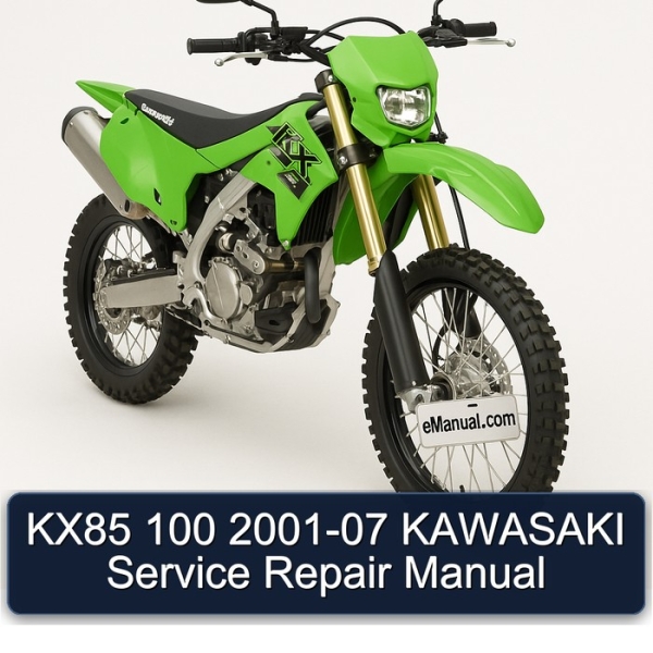 KX85 100 2001-07 KAWASAKI Service Repair Manual