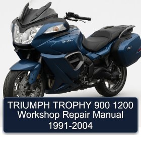 TRIUMPH TROPHY 900 1200 Workshop Repair Manual 1991-2004