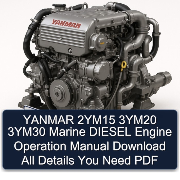 YANMAR 2YM15 3YM20 3YM30 Marine DIESEL Engine Operation Manual Download All Details You Need PDF