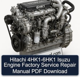 Hitachi 4HK1-6HK1 Isuzu Engine Factory Service Repair Manual PDF Download