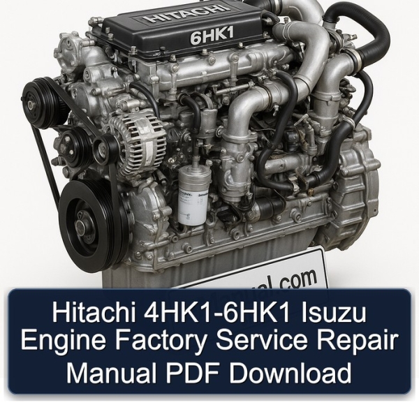 Hitachi 4HK1-6HK1 Isuzu Engine Factory Service Repair Manual PDF Download