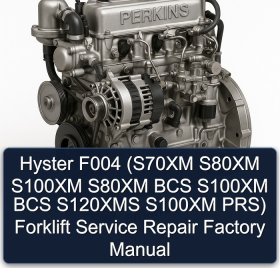 Hyster F004 (S70XM S80XM S100XM S80XM BCS S100XM BCS S120XMS S100XM PRS) Forklift Service Repair Factory Manual
