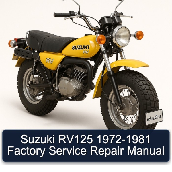 Suzuki RV125 1972-1981 Factory Service Repair Manual