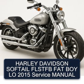 HARLEY DAVIDSON SOFTAIL FLSTFB FAT BOY LO 2015 Service MANUAL