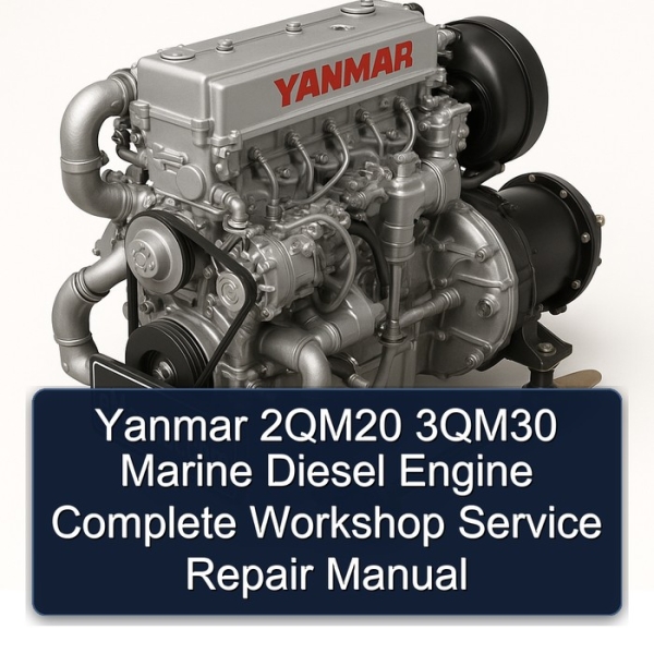 Yanmar 2QM20 3QM30 Marine Diesel Engine Complete Workshop Service Repair Manual