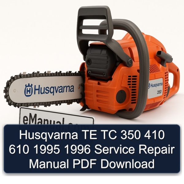 Husqvarna TE TC 350 410 610 1995 1996 Service Repair Manual PDF Download