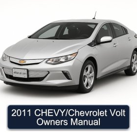 2011 CHEVY/Chevrolet Volt Owners Manual