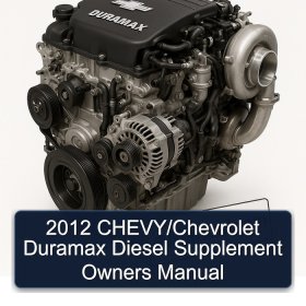 2012 CHEVY/Chevrolet Duramax Diesel Supplement Owners Manual