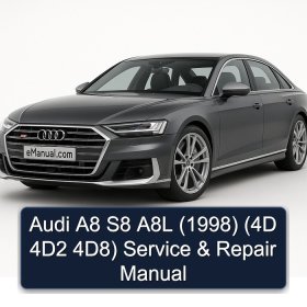 Audi A8 S8 A8L (1998) (4D 4D2 4D8) Service & Repair Manual