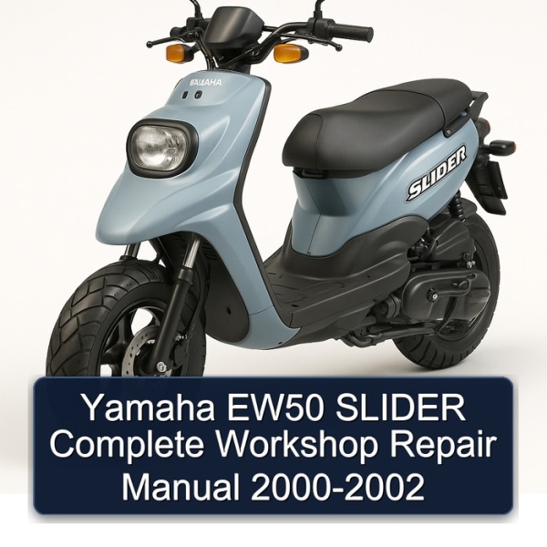 Yamaha EW50 SLIDER Complete Workshop Repair Manual 2000-2002