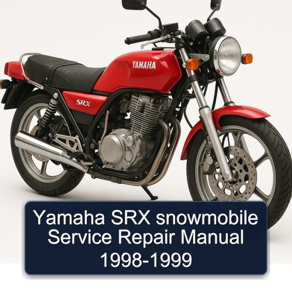 Yamaha SRX snowmobile Service Repair Manual 1998-1999