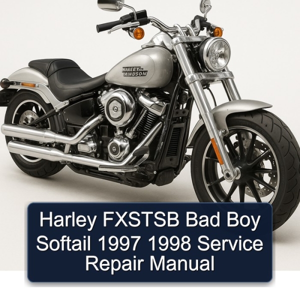 Harley FXSTSB Bad Boy Softail 1997 1998 Service Repair Manual