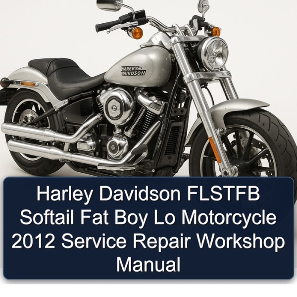 Harley Davidson FLSTFB Softail Fat Boy Lo Motorcycle 2012 Service Repair Workshop Manual