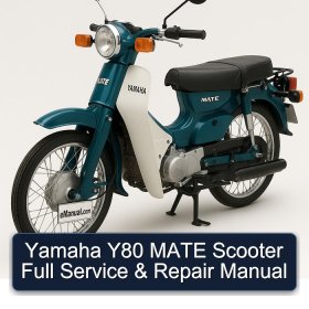 Yamaha Y80 MATE Scooter Full Service & Repair Manual
