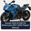 Suzuki GSX-R1000 K2 Motorcycle 2001-2002 Repair Manual