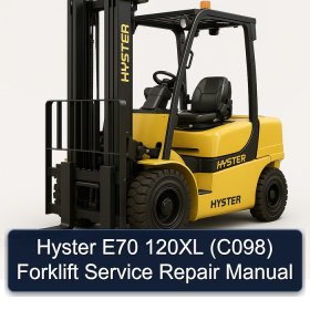 Hyster E70 120XL (C098) Forklift Service Repair Manual