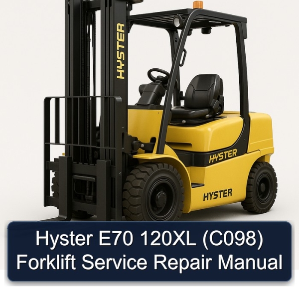 Hyster E70 120XL (C098) Forklift Service Repair Manual
