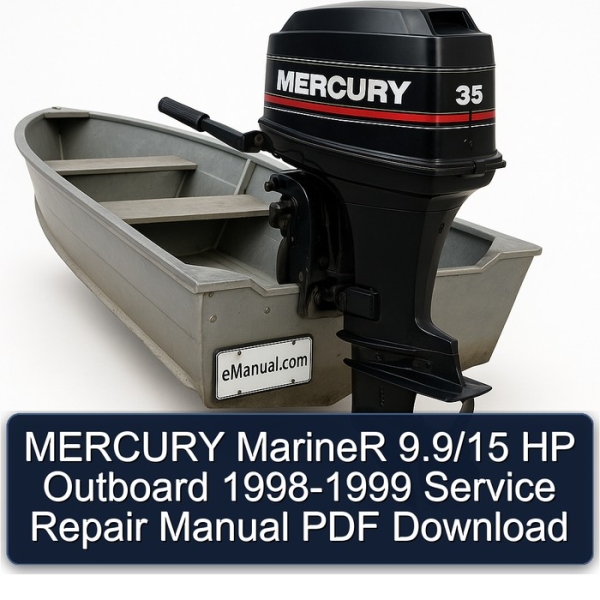 MERCURY MarineR 9.9/15 HP Outboard 1998-1999 Service Repair Manual PDF Download