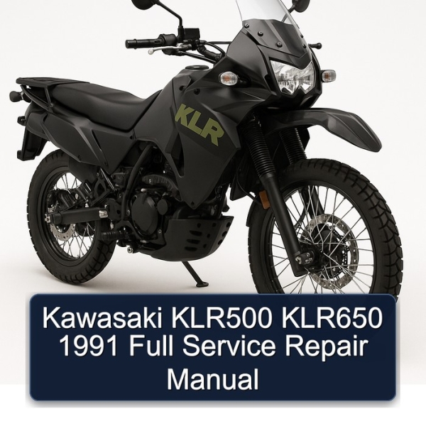 Kawasaki KLR500 KLR650 1991 Full Service Repair Manual
