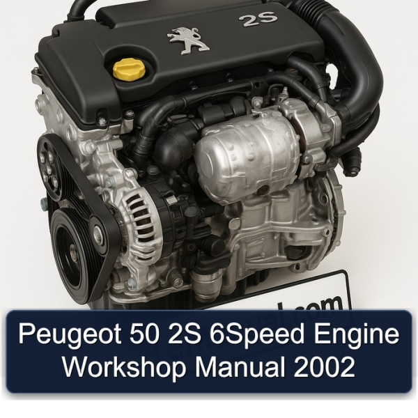 Peugeot 50 2S 6Speed Engine Workshop Manual 2002