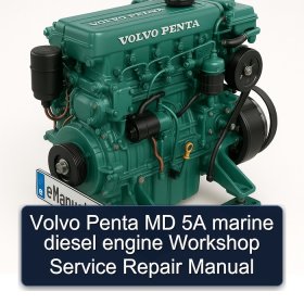 Volvo Penta MD 5A marine diesel engine Workshop Service Repair Manual