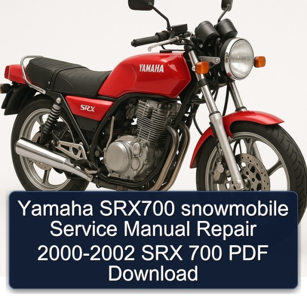 Yamaha SRX700 snowmobile Service Manual Repair 2000-2002 SRX 700 PDF Download