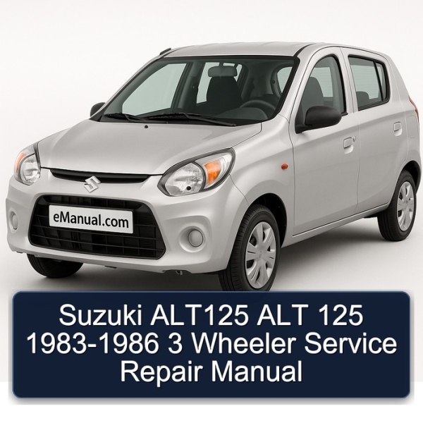 Suzuki ALT125 ALT 125 1983-1986 3 Wheeler Service Repair Manual