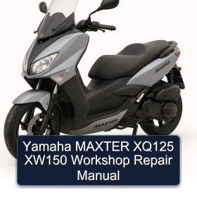 Yamaha MAXTER XQ125 XW150 Workshop Repair Manual