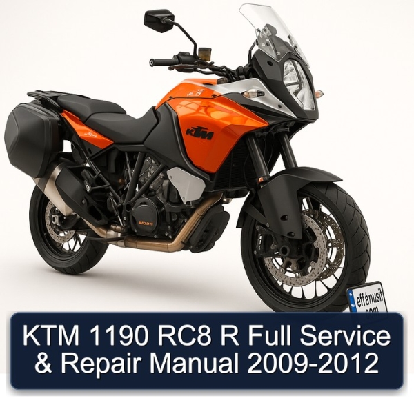 KTM 1190 RC8 R Full Service & Repair Manual 2009-2012