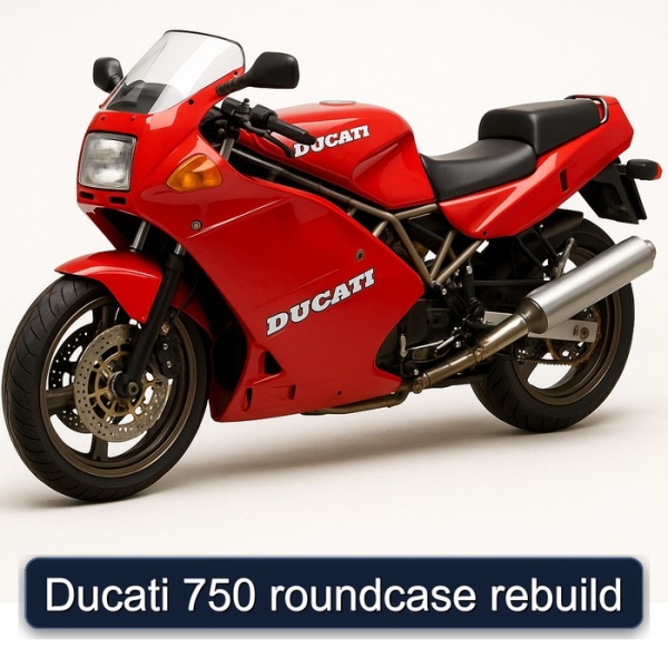 Ducati 750 roundcase rebuild
