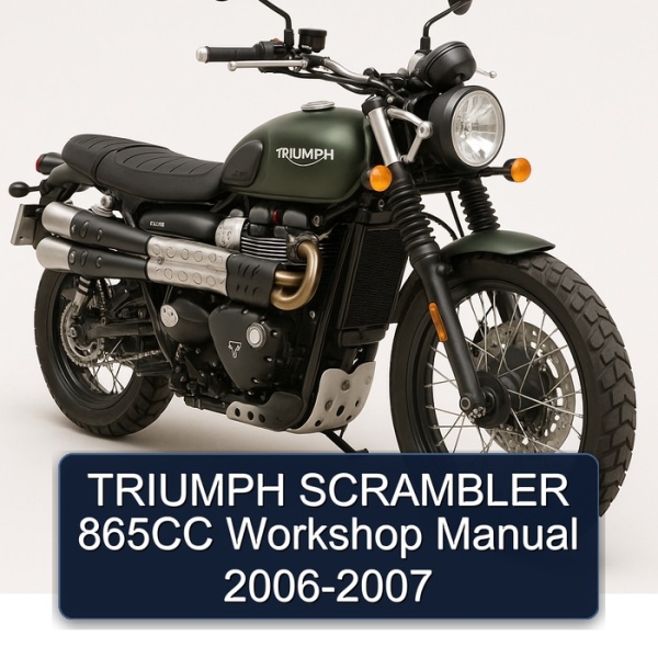 TRIUMPH SCRAMBLER 865CC Workshop Manual 2006-2007