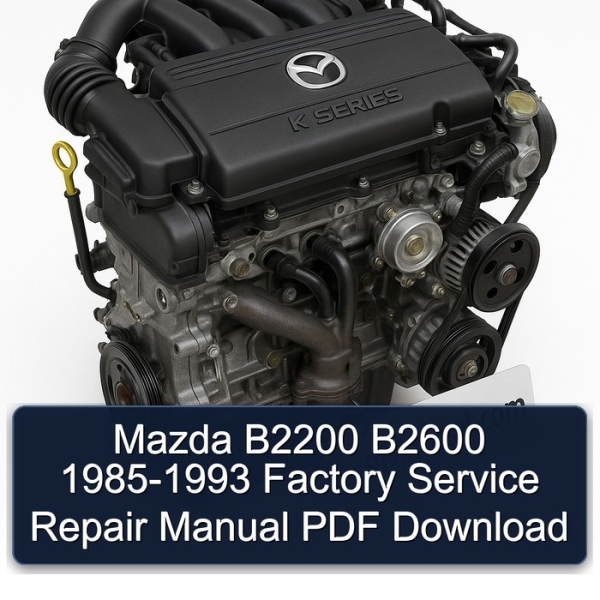 Mazda B2200 B2600 1985-1993 Factory Service Repair Manual PDF Download