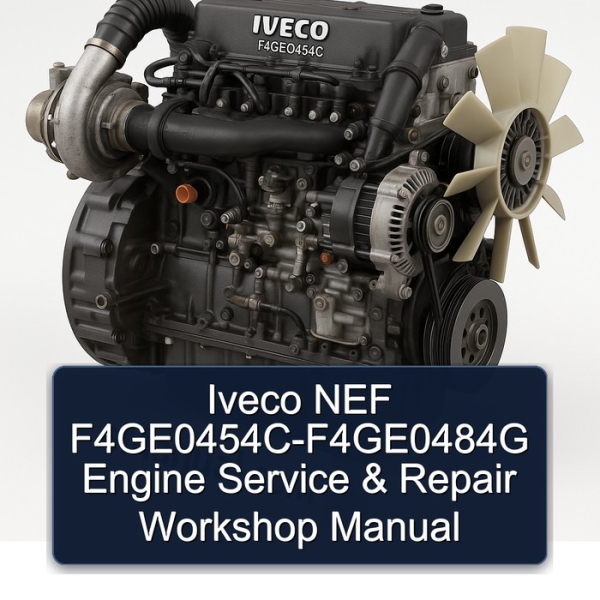 Iveco NEF F4GE0454C-F4GE0484G Engine Service & Repair Workshop Manual