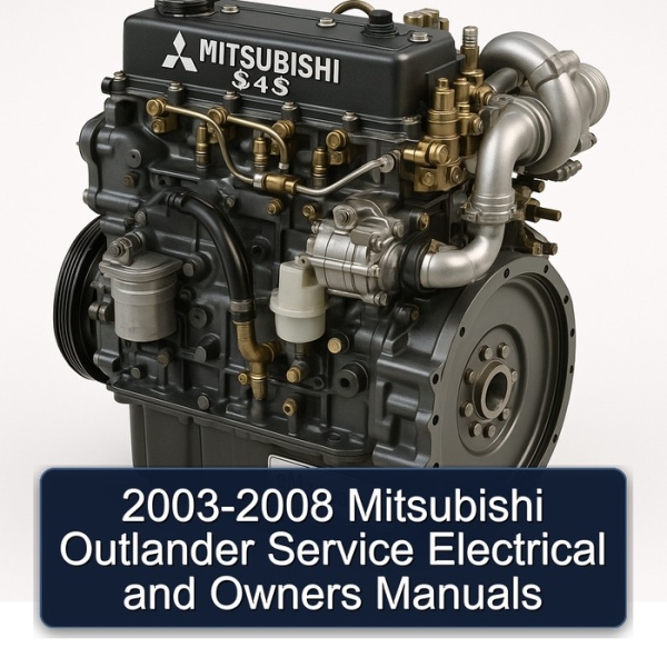 2003-2008 Mitsubishi Outlander Service Electrical and Owners Manuals