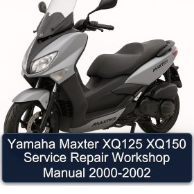 Yamaha Maxter XQ125 XQ150 Service Repair Workshop Manual 2000-2002